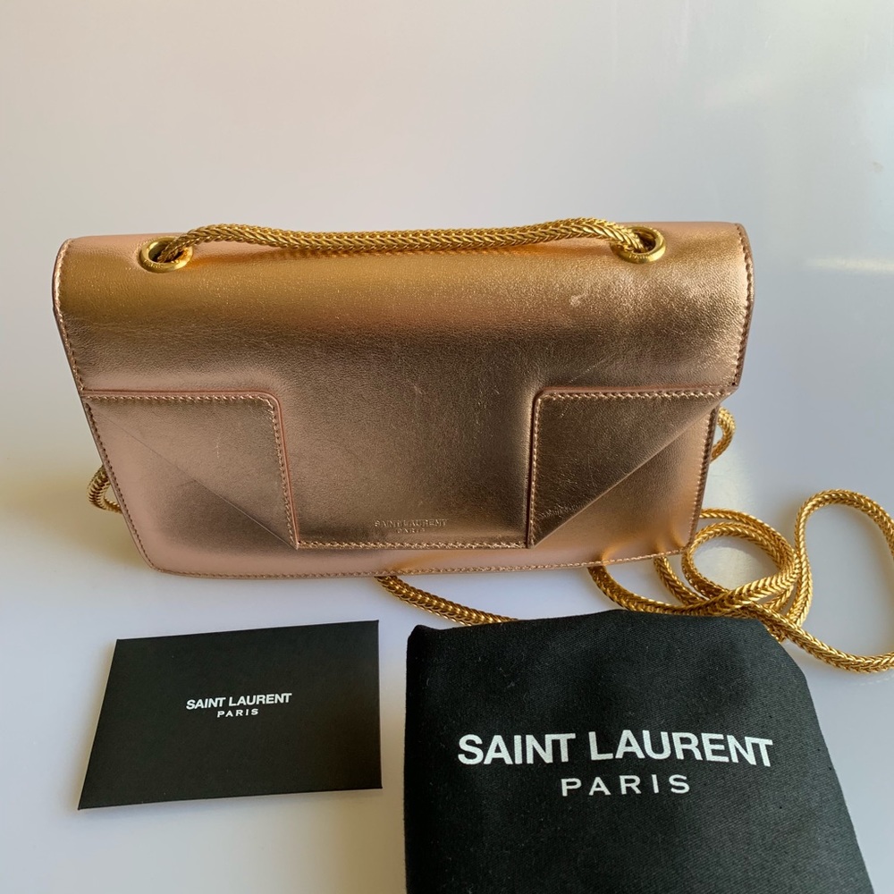 Authentic YSL Betty mini purse lambskin leather